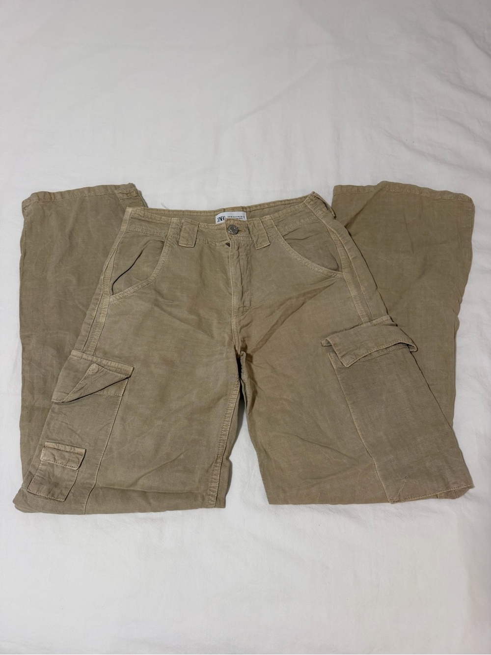 Zara Tan cargo pants